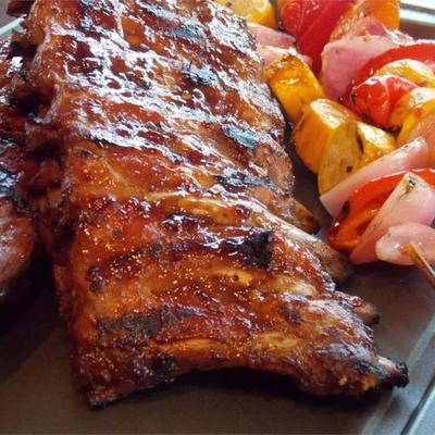 riblets de churrasco chinês picante