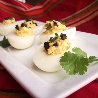 ovos cozidos no estilo mexicano