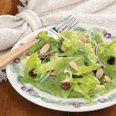 salada de outono com vinagrete de laranja