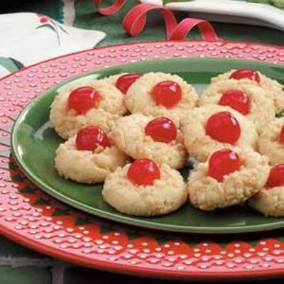 biscoitos de cereja yuletide