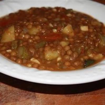 sopa de lentilhas e cactos (receita da mãe)