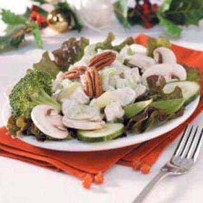 salada de frango vegetal