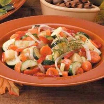 medley vegetais vidrados