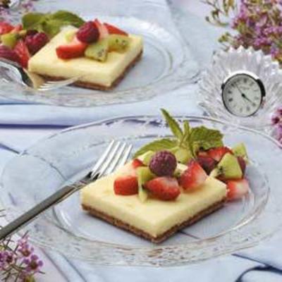 praças de sobremesa cheesecake