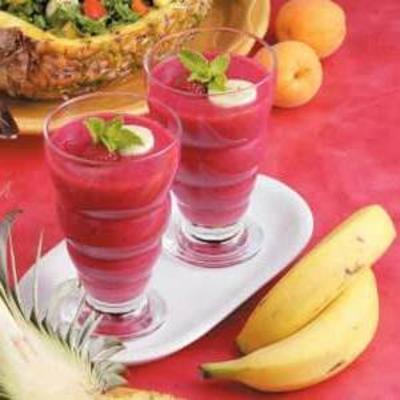 smoothies do nascer do sol de abacaxi