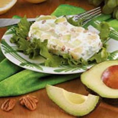 salada de abacate-toranja congelada