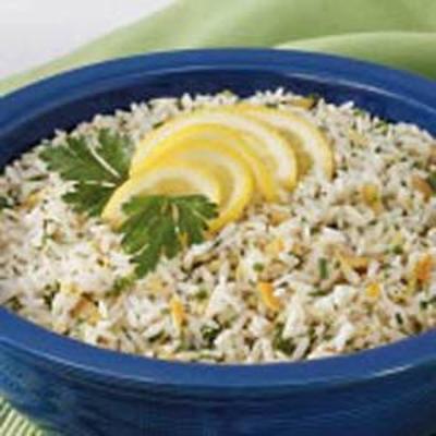 arroz com ervas de limão