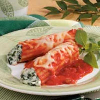 manicotti de espinafre