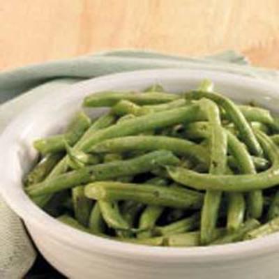 feijão verde salteado