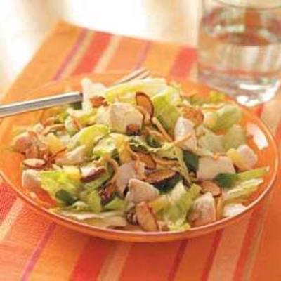 salada de frango crocante crocante