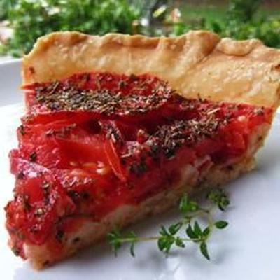 tarte aux moutarde (tomate francês e torta de mostarda)