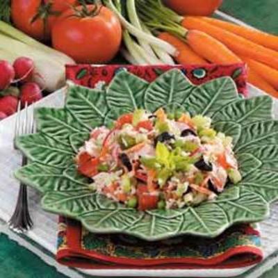 salada de medley mediterrânea