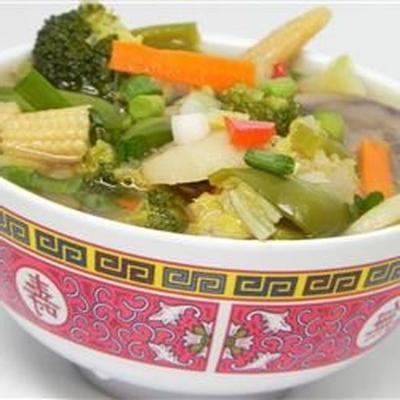 sopa de legumes frango chinês