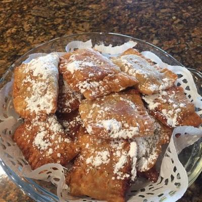 tortas de maçã fritas de zu