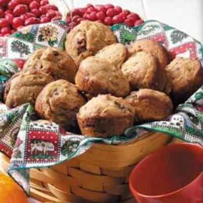 muffins de farelo cran-orange