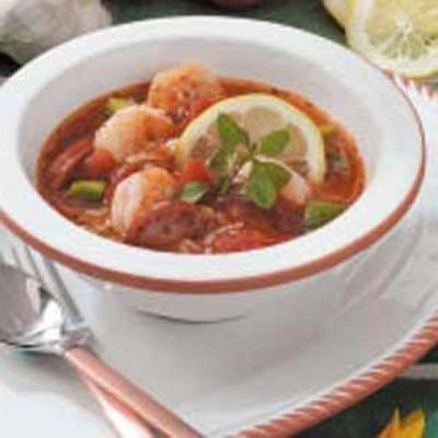 gumbo de camarão rápido