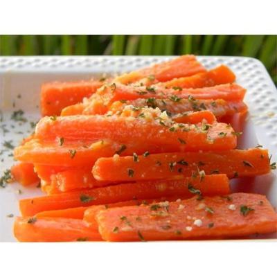 parmesão crusted cenouras