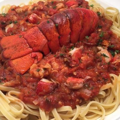 molho de tomate de lagosta