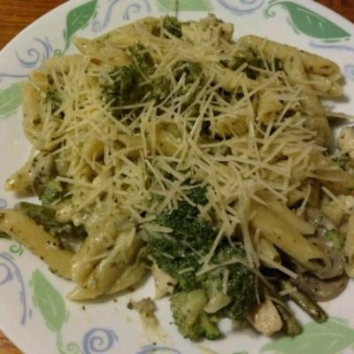 penne com molho pesto cremoso