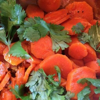 salada de cenoura picante marroquina