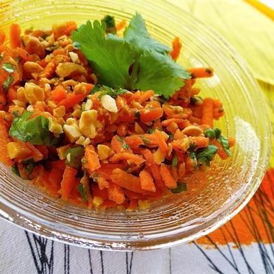 salada de cenoura fácil (estilo indiano)