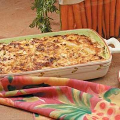 batatas de mostarda gratinadas