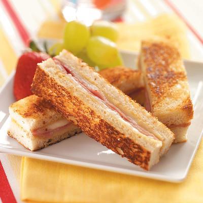 tiras de brunch de queijo ham 'n'