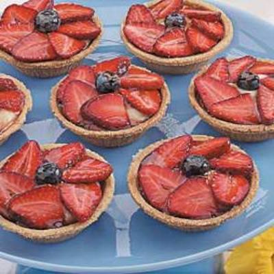 tortas de creme de morango
