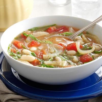 sopa de erva-doce de feijão branco