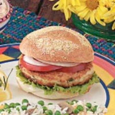 sanduíches de bolo de caranguejo