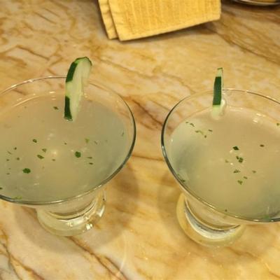 melancia e manjericão martini