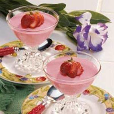 sobremesa de creme de baga