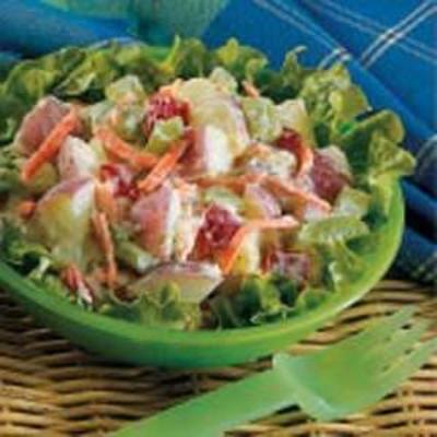 salada de batata crocante