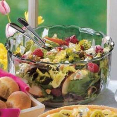 salada de pêra de queijo azul