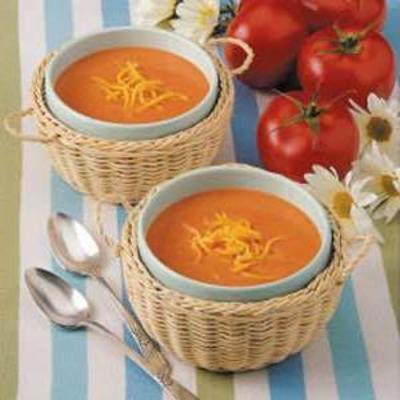 sopa de tomate com uma torção