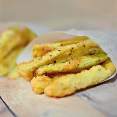 batatas fritas de abobrinha de baixo carboidrato