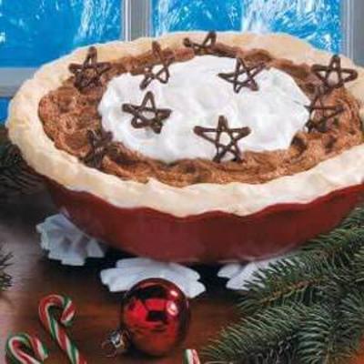 merengue com chocolate