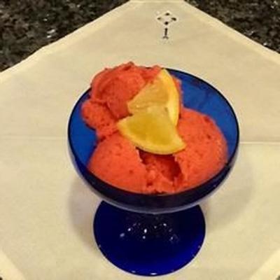 iogurte de morango congelado