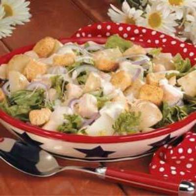 salada de batata frango caesar