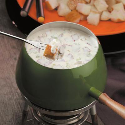 fondue de carne cremoso