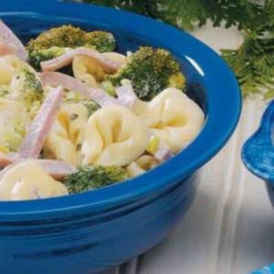 salada de tortellini quente