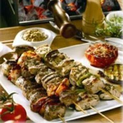 kebabs marinados com mostarda originalle de maille® dijon