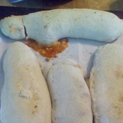 calzones em uma pitada