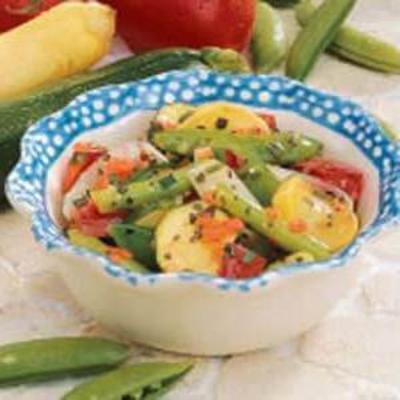 salada de sete vegetais