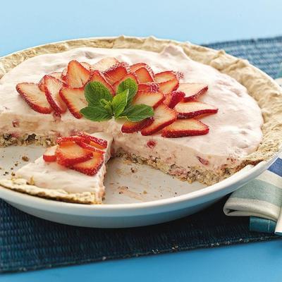 torta de meringue de morango