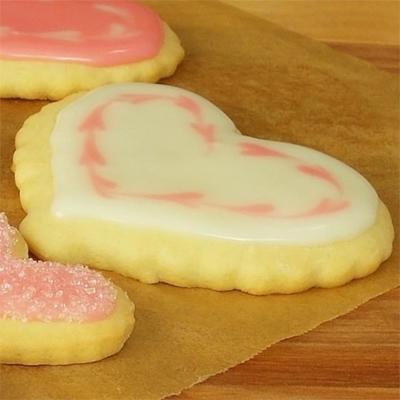 biscoitos de açúcar de coração siri