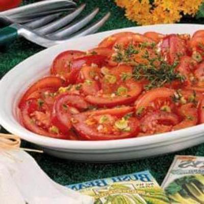 tomates marinados do jardim