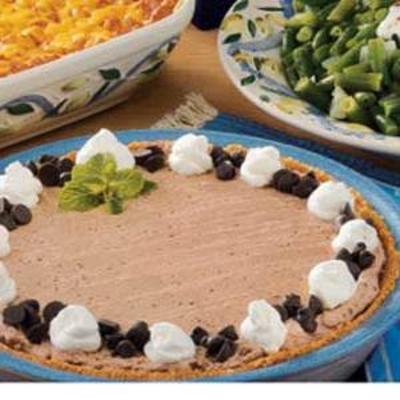 torta de creme de chocolate congelada