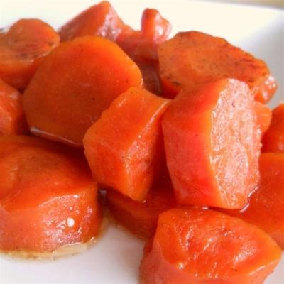cenouras cozidas doces