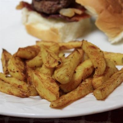 cajun assado batatas fritas